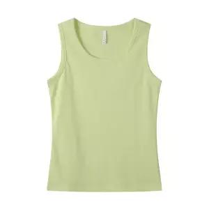 [컴젠][컴젠] 여성 베이직 저지 슬리브리스 LIME