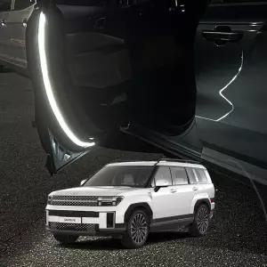 디올뉴싼타페 MX5 LED 면발광 국산 워닝 도어라이트 실내등 비상 경고등 1Way(L