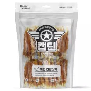 도기프렌드 캡틴 치킨 건강스틱 1kg개껌 강아지껌 강아지간식 반려견껌 애