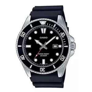 CASIO 카시오 컬렉션 MDV1071A1JF 남성용 블랙 메탈 아날로그 시계