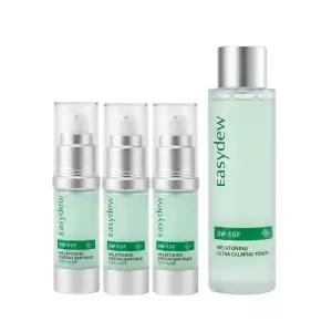 이지듀 기미앰플 멜라토닝 원데이 앰플 시카알로에 15ml 3개+카밍 토너 130ml 1개