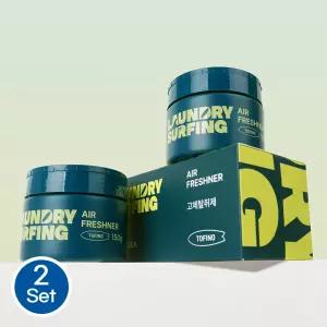런드리서핑 고체 탈취제 150g 2개입 2세트 반려동물 안전 담배 홀애비 남자 하수구 냄새 제거