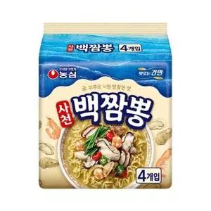 [하프클럽/기타]봉지라면 농심 사천백짬뽕 94g 32개