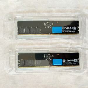 CRUCIAL 데스크탑 메모리용 1.1V RAM 16GB DDR5 4800MHz UM GT16G48C40U5 1 개