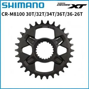M8000 XT 크랭크 스티커 MTB시마노 M8100 MTB 체인링 12 스피드 블랙 DEORE XT 30T 32T 34T 36T 36-26T FC