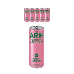 아리 에너지드링크 피치선샤인 355ml, 6입, 1개