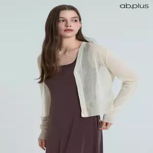 [ab.plus] 린넨 쿨 썸머 브이넥 가디건 (LSA2MY31A)