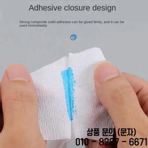 100PCS/롤 일회용 헤어 커팅 넥 페이퍼 조절 가능한 이발사 전용 살롱 액세서리 흰색/검정색 스트립