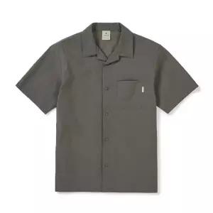 [스노우피크 어패럴] 미닛 반팔 셔츠 Dark Khaki (S25MMFSH74)