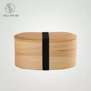 도시락통 초밥 나무 벤또 일본풍 피크닉 칸막이 도시락