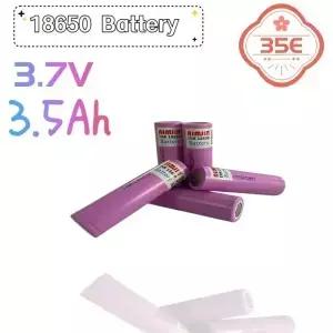 삼성 35E INR 18650 용 배터리 이온 교체 외장 및 충전기 3.7V 3500mah