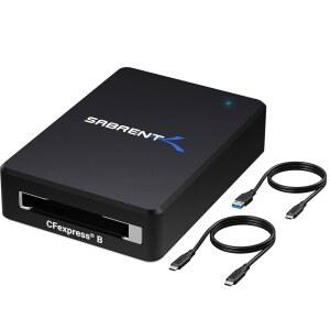 SABRENT CFEXPRESS 타입 B 카드 리더기, (CR-CFER) 포함 10GBPS 3.2 USB