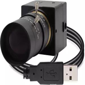 핫펫 5-50mm 다양한 초점 렌즈 웹캠 고속 VGA 20fps 풀 HD 080P USB 카메라 알루미늄 미니 케이스