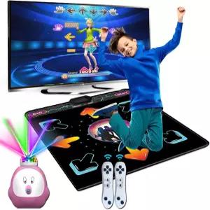 및 YRPRSODF 댄스 매트 TV용 전자 AR 카메라가 장착된 뮤지컬 게임 생일/크리스마스 선물