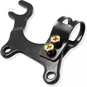 Qjaiune 0.87인치/22mm 산악 자전거 브레이크 프레임 어댑터 장착 홀더 BMX MTB에 적합한 변환 브래킷