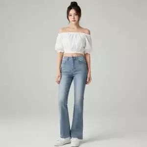 [하프클럽/]여성 청바지 스판기 편한 부츠컷 허리밴딩 데님팬츠