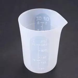 투명 실리콘 계량컵 공예 비누 레진공예 만들기 베이킹 소품 250ml