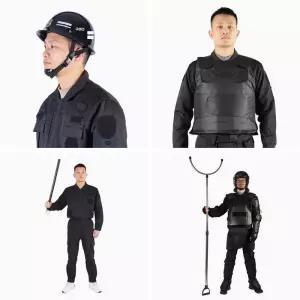 학교 보안용 제품 장비 세트 보호구 방패 헬멧