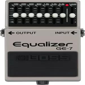 GE-7 이퀄라이저 컴팩트 그래픽 페달 기타리스트 맞춤 7밴드 EQ 슬라이더 기타 최적화 주파수 15dB
