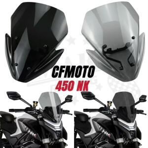 CFMOTO 450 NK 2023 23 24 25 오토바이 윈드쉴드 윈드스크린 키트 디플렉터 쉴드 가드