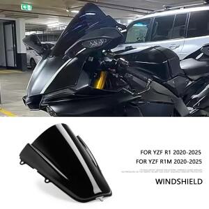 야마하 YZFR1 YZF R1 M  2025호환용 오토바이 더블 버블 윈드쉴드 윈드스크린