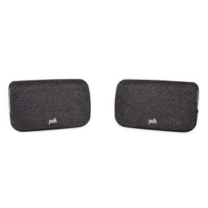 Polk Audio SR2 일부 포크 리액트 매그니피 바용 무선 서라운드 사운드 스피커 TV용 시스템 쉬운 설치 다양한 배치 옵션 2개 1팩