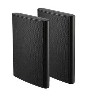 STUDIOFINIX 울트라 슬림 13cm 25인치 240W 마운트 스피커 8옴 시어터 실내 침실 주방 거실용 블랙