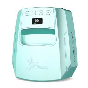 젤 뷰티 하이브리드 PRO 3.0 XL UV / LED 네일 램프 U2013 무선 충전식 48W 드라이어 엑스트라 와이드 풀 핸드 큐어링 9000MAH 배터리 스마트 타이머 및 빌더 젤 모드 프로페셔널