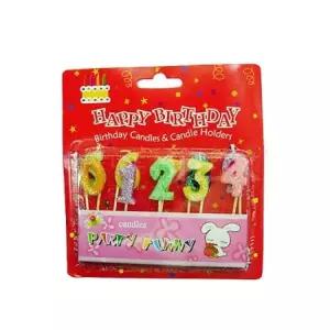 숫자초 기념일 파티 파티클럽 생일 소품 축하 생일초 케이크