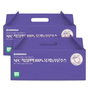 참앤들황토농원 푸룬주스 NFC 착즙 원액 쥬스 80ml 30포 2개