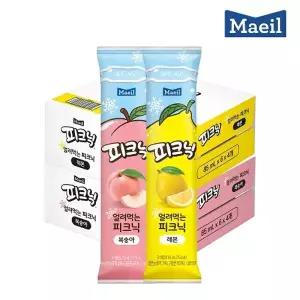 매일 얼려먹는 피크닉 85ml 혼합 48팩 (복숭아24팩 + 레몬24팩)