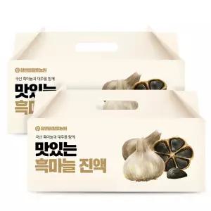 참앤들황토농원 맛있는 흑마늘진액 국산 흑마늘즙 70ml 30포 2개