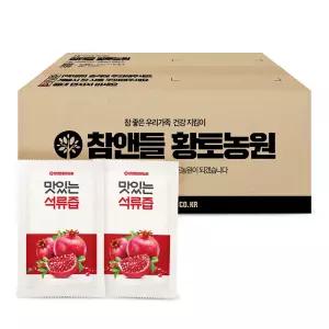 참앤들황토농원 석류즙 대용량 음료 쥬스 70ml 100포 1개
