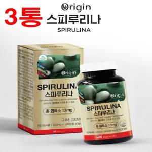 오리진 스피루리나 180정 x 3개 미국산 수피루리나 스피룰리나 스피루나 영양제 효능 효과 복용법 추천