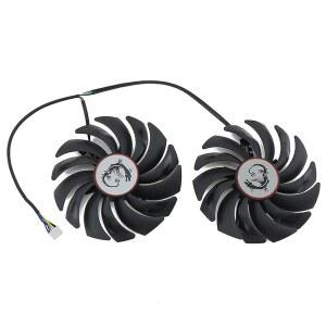 CCBBAA MSI RX470 480 게이밍 그래픽 580 팬용 2개 카드 1070 40A 1060 1080 쿨러 4핀 DC12V PLD10010S12HH