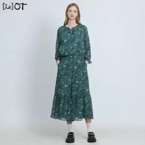 르오트 임페리얼 썸머 쉬폰 블라우스 + 팬츠 셋업