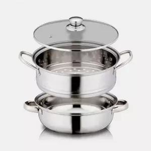 찜기 2단 찜솥 28cm 스텐 스테인리스 대형 조리도구