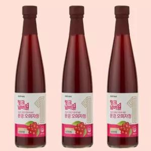 핑크넘버원 문경 생오미자청 500mlx3병