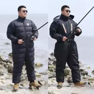스즈키복 오리털 덕다운 일체형 방한복 배달 스즈끼 낚시 겨울 우주복