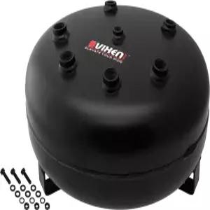 빅센 에어 4갤런 15리터 8포트 서스펜션/트레인 혼/에어백 팬케이크 탱크 200 PSI VXT4000P