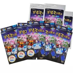 로보카폴리 열냉각시트 6매입 x 5개 / 쿨링 내림 패치 해열 이마 냉찜질 유아 어린이