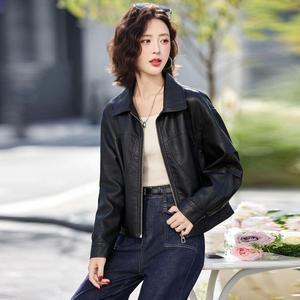 토르 여성 봄 캐주얼 재킷 상의 패션 양가죽 코트