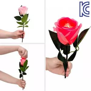 JL매직 (KC인증)대량구매60개 불빛마술 꽃마술 어린이 도구 학예회 졸업식 장미(손가락포함)빛 수업용 로즈