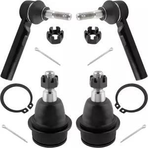 YMAUGP 4pcs K50020 ES800408 프론트 로어볼 아우터 로드 엔드 링크 서스펜션 키트 20 202 203 204 닷지
