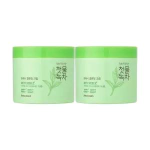 과일나라 첫물녹차 프레시 클렌징 크림 300g 2개