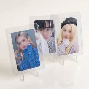 아크릴 액자 거치대 투명 포카 사진 포토 카드 받침대