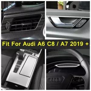 아우디 A6 C8 A7 2019-2025 대시보드 에어컨 통풍구 도어 핸들 볼 계기판 스크