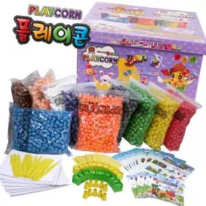 플레이콘 교육기관용5000 만들기놀이 키트 미술교구 공작수수깡 재료 DIY꾸미기 액수수깡 만들기 자만들기