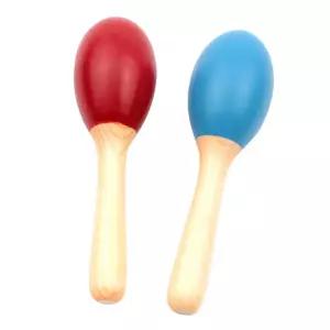 5개 마라카스 소 음악놀이장난감 우드 MARACAS 세트 원목악기 교육용 감각발달 리나는
