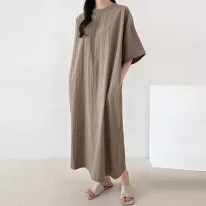 아르미 시보리 박시 롱원피스_M4858